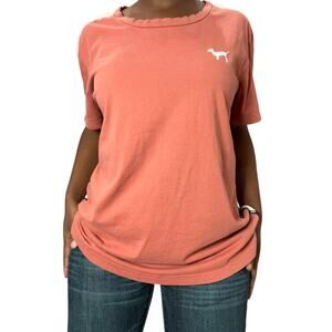 Victoria Secret PINK Peach Short Sleeve T-shirt, XL